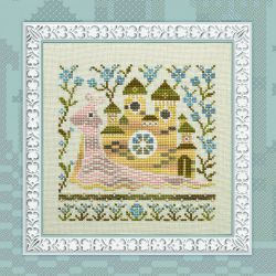 0132-УДН-Н-3Bf Набор для вышивания СОВИНЫЙ ЛЕС "Улиточные домики. Незабудки"