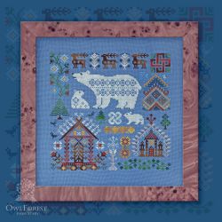 0103-ГБМ-С Схема для вышивания «Гиперборея. Белые медведи»