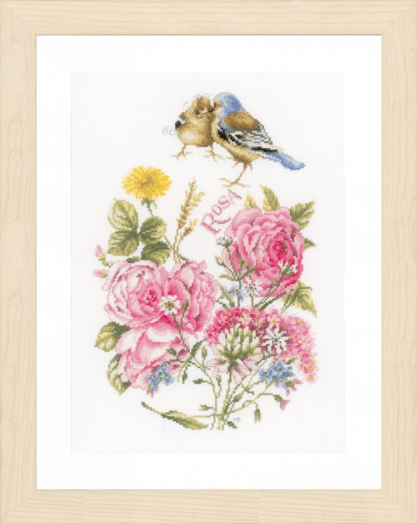 PN-0154655 Набор для вышивания LANARTE "Finches"