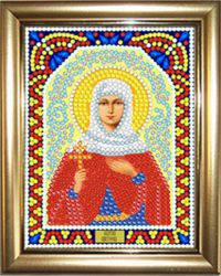 ИМРА5-016 Алмазная мозаика ТМ НАСЛЕДИЕ с рамкой "Святая Виктория"