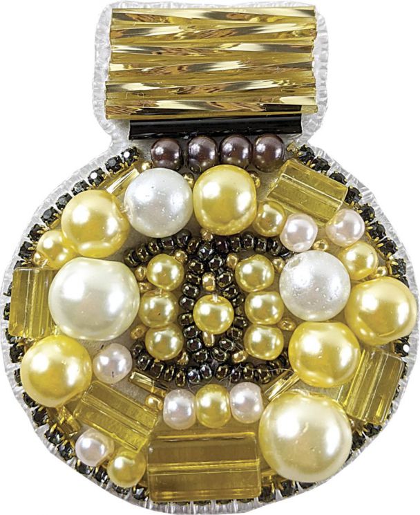 БП-262 Набор для изготовления броши Crystal Art "Духи"