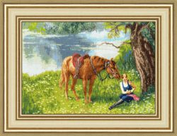 ЛП-058 Набор для вышивания Золотое Руно "Летняя благодать"