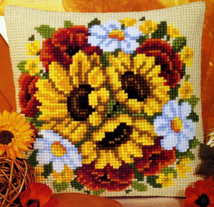 Набор для вышивания крестом Vervaco "Букет"