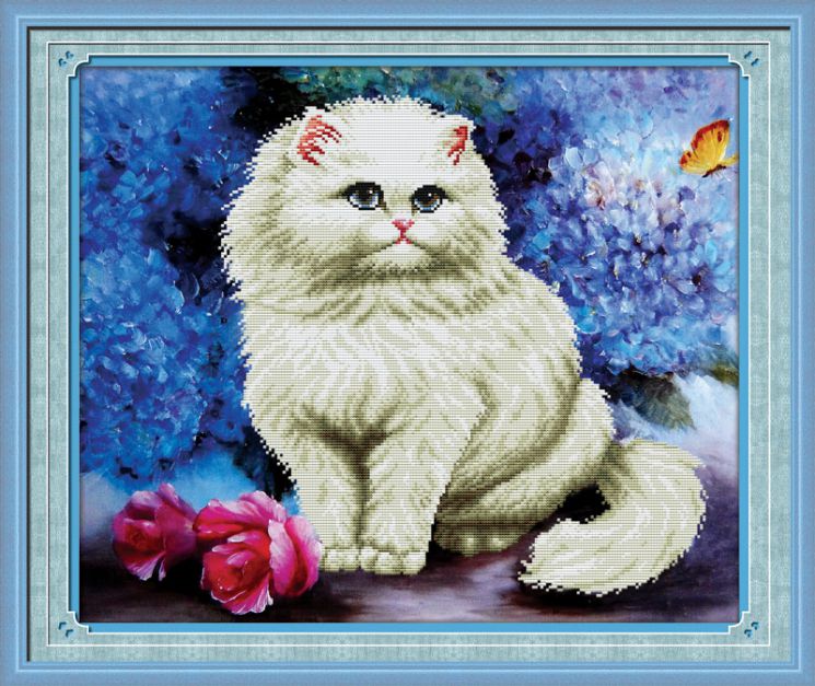 Алмазная мозаика Color Kit "Милая кошечка" 80218