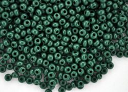 53270 Бисер глубокий зеленый натуральный (Preciosa) 