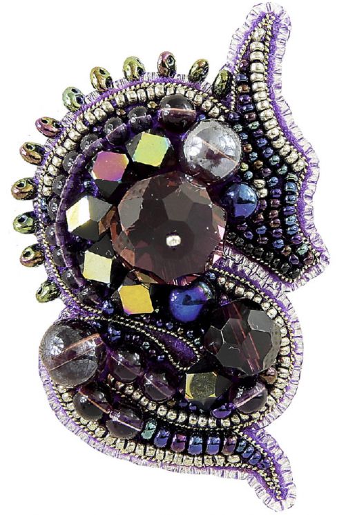 БП-268 Набор для изготовления броши Crystal Art "Дракон"