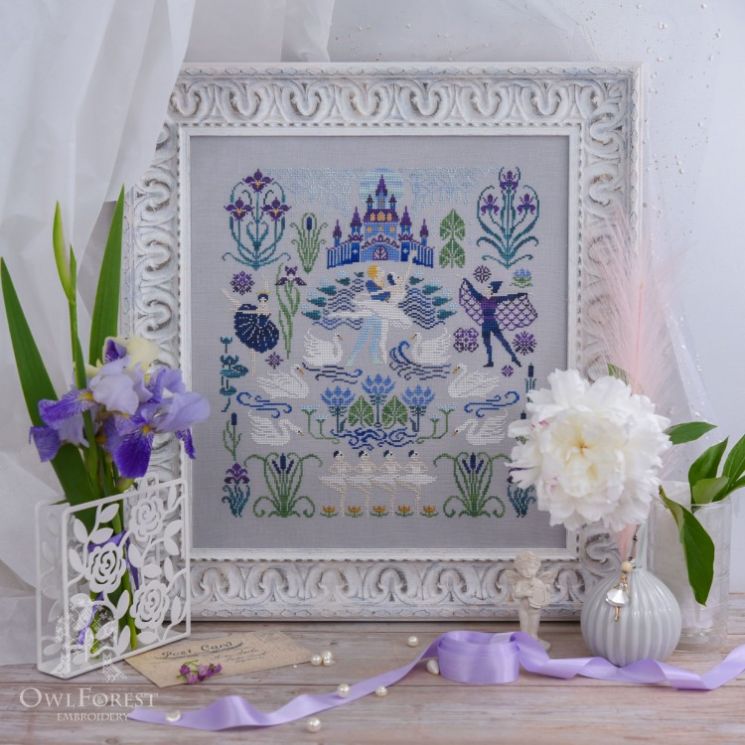 Схема для вышивания Owlforest «Лебединое озеро» 0059-ЛО-С