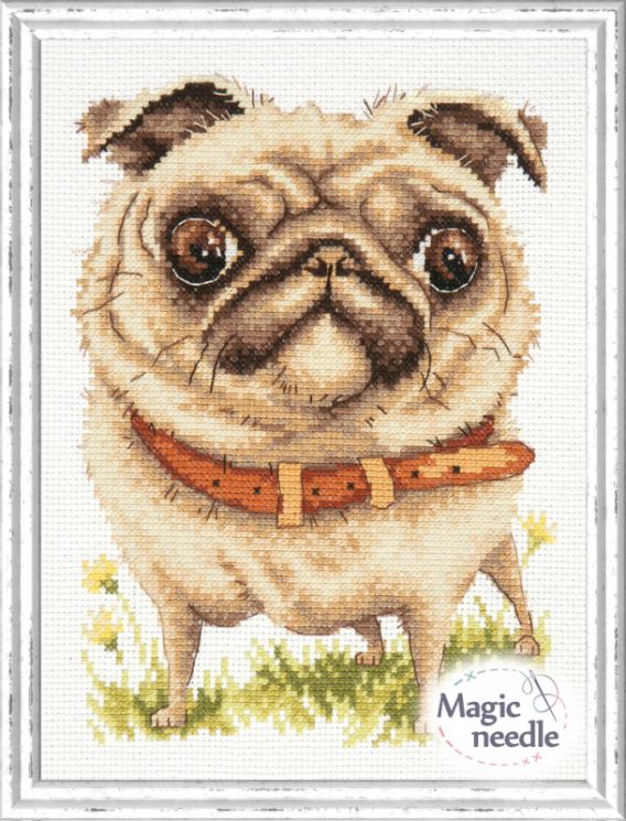16-17 Чудесная игла Набор для вышивания "МОПСИК"