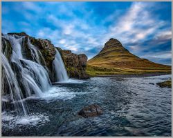 ML-62 Алмазная мозаика на подрамнике МИЛАТО "Водяная феерия"