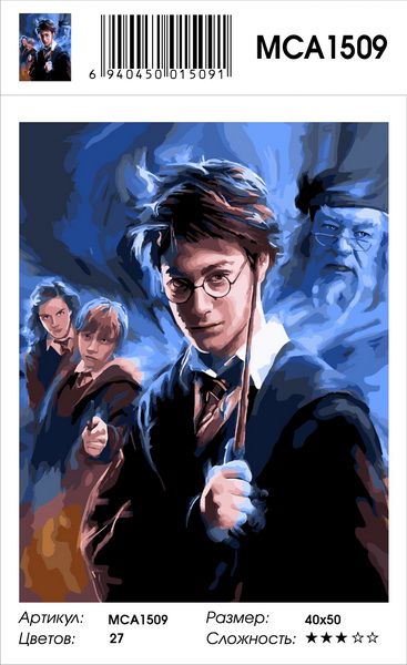  Картина по номерам  "Самый известный волшебник", MCA1509 40х50 см