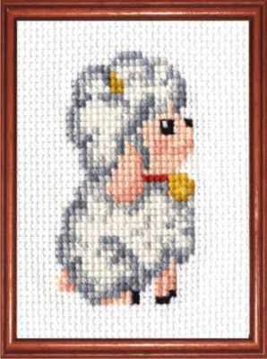 О-01 Набор для вышивания Сделай Своими Руками "Овечка"