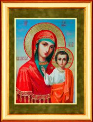 L-0011 "Икона Божьей Матери" (Рисуем иглой)