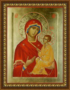 Алмазная мозаика Милато "Тихвинская икона Богоматери" O-601