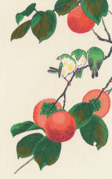 1265 Набор для вышивания ОВЕН "Белоглазки и хурма"