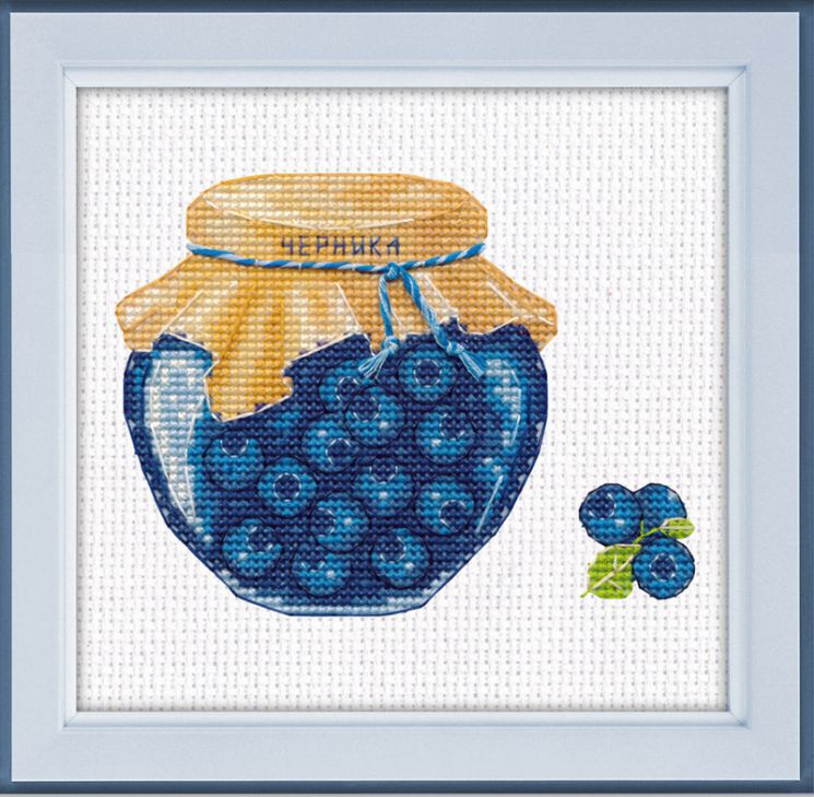 1231 Набор для вышивания ОВЕН "Черничное варенье"