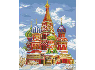 Набор для вышивания крестом Белоснежка "Храм Василия Блаженного" 4060-14