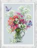 100-081 Набор для вышивания ЧУДЕСНАЯ ИГЛА "Флоксы и тысячелистник"