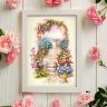 110-001 Набор для вышивания ЧУДЕСНАЯ ИГЛА "Садовая калитка"