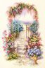 110-001 Набор для вышивания ЧУДЕСНАЯ ИГЛА "Садовая калитка"