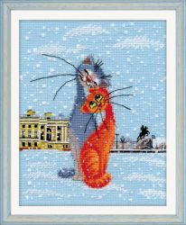 1032 Набор для вышивания ОВЕН "Кошки-крошки"