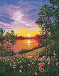 1356 Набор для вышивания Овен "Летний закат"
