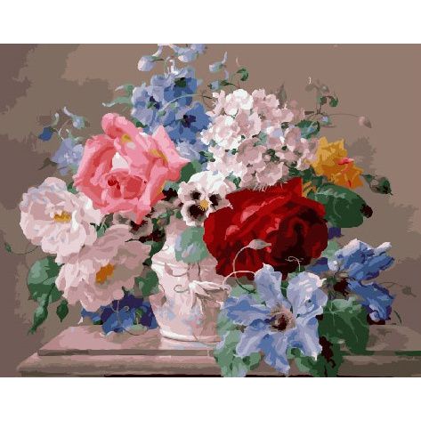 GX26651 Картина по номерам Paintboy "Красивый букетик"