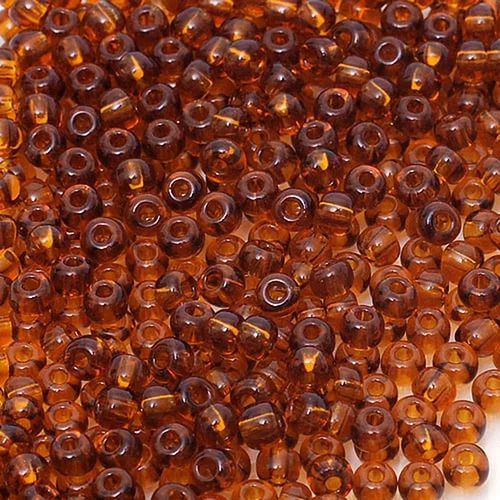 Бисер Preciosa 10110 прозрачный коньячный