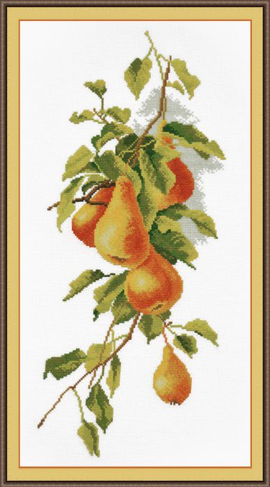 Набор для вышивания крестом ОВЕН "Ветка груши" 768