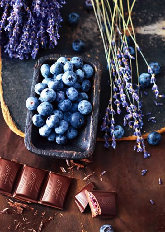 Ag 896 Алмазная мозаика Гранни "Шоколад и голубика"