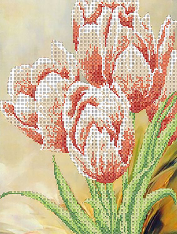 КБ-186 Схема для вышивания бисером ТМ Наследие "Весенняя нежность"