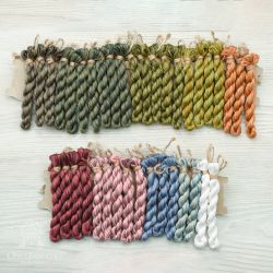 НМул-ВС105-3322 Набор ниток OwlForest для схемы «Вечноцветущий сад» (DMC) 32 каунт в 2 нити