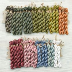 НМул-ВС105-3362 Набор ниток OwlForest для схемы «Вечноцветущий сад» (DMC) 36 каунт в 2 нити