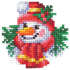 Н-19 Набор для вышивания Сделай своими руками "Новогодние игрушки. Снеговик"