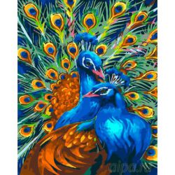 GХ24013 Картина по номерам PAINTBOY "Павлины"