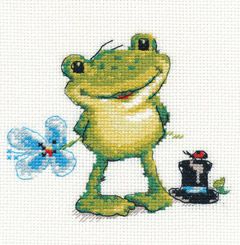 0-131 Набор для вышивания Алиса "Ква-а"