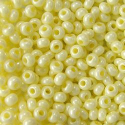 16286 Бисер светло-желтый жемчужный (Preciosa) 