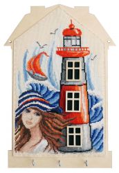 22.002.07 Набор для создания ключницы Марья Искусница "Девушка у моря"
