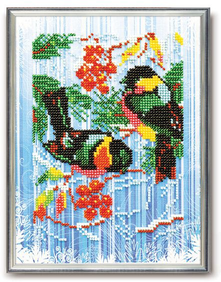 Набор для вышивания бисером КРОШЕ "И вот уже трещат.." В-215