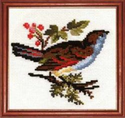 П-16 Набор для вышивания Сделай Своими Руками "Птичка"
