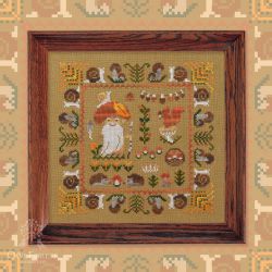 0117-СБ-Н-3Bf Набор для вышивания СОВИНЫЙ ЛЕС  "Старик Боровик", белфаст