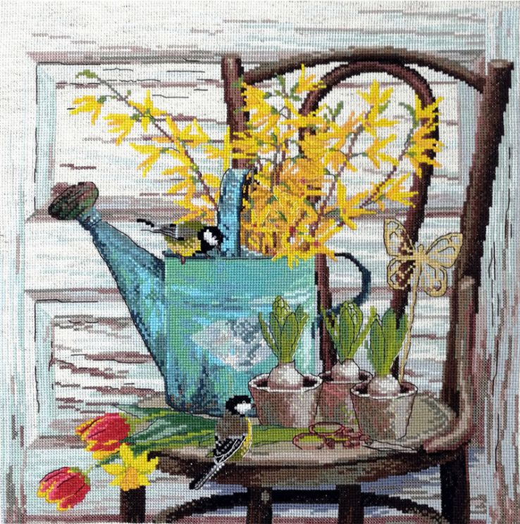 Набор для вышивания Марья Искусница "Голубая лейка" 04.005.26