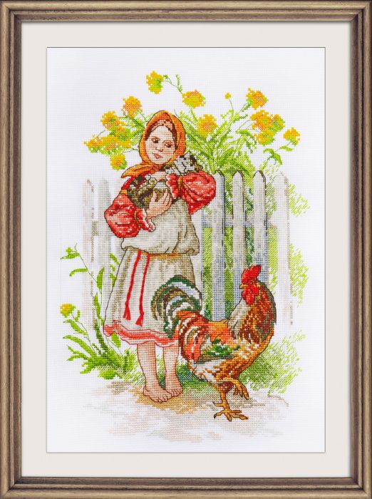 953 Набор для вышивания ОВЕН "Друзья"