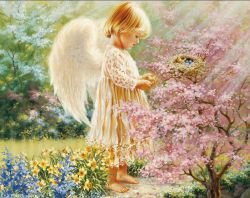 Ag524 Алмазная мозаика Гранни "Маленький ангел"