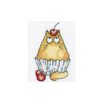 Набор для вышивания крестом РТО "Кот-кекс" EH321