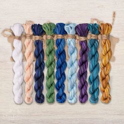 НМул-ЛО059-3362 Набор ниток OwlForest для схемы «Лебединое озеро» (DMC)  36 каунт в 2 нити, 40 каунт в 1 нить