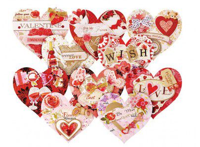 Набор для скрапбукинга (для создания 10-ти открыток) Белоснежка "Влюбленные" 260-SB