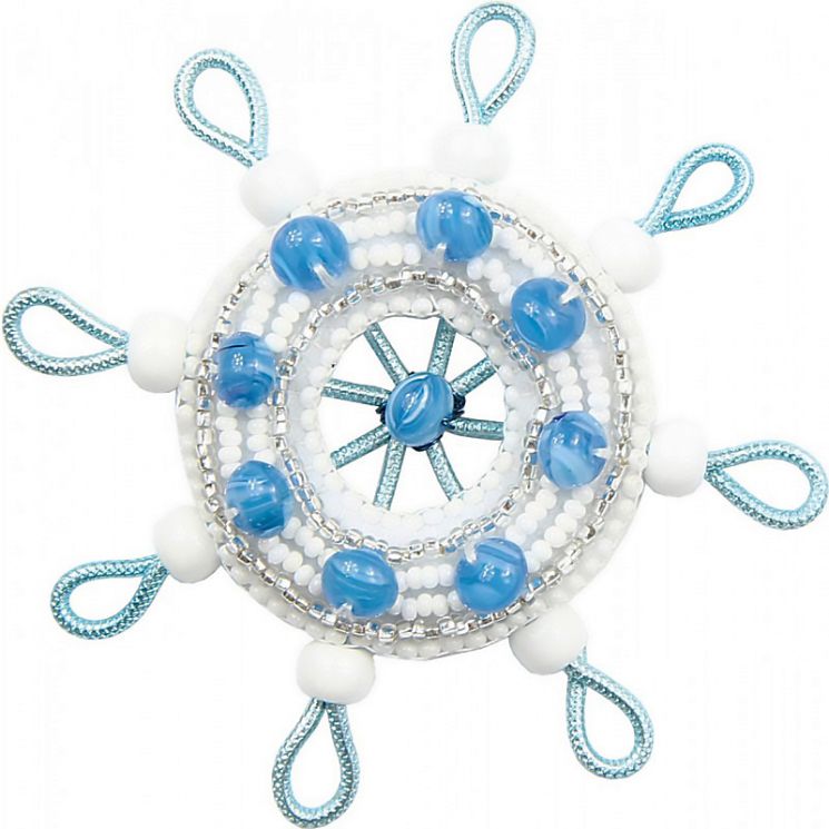 236-БП Набор для изготовления броши БП-236 "Путешествие" брошь 9,0х9,0см.