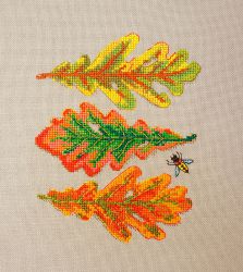 16.001.04 Набор для вышивания Марья Искусница "Дубовые листья"