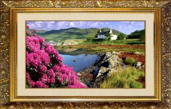 F-115 Алмазная мозаика МИЛАТО "Пейзажи Шотландии" 