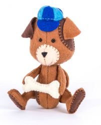 ПФД-1053 Набор для изготовления текстильной игрушки "Щенок"